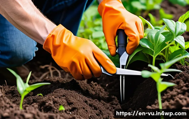 유기농 정원에서의 뿌리 뽑기 및 이동 방법 관련 이미지 2