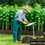 Home 20 유기농 정원에서의 자가 생산 씨앗 관리 방법 - A detailed close-up image of a thriving vegetable garden showcasing healthy parent plants ideal for ...